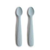 SET 2 BLUE POWER SPOONS - CUTLERY SET - MUSHIE