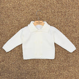 3/878 latte - CARDIGAN - PONTO POR PONTO