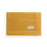 COTTON AND BAMBOO OCHRE BLANKET - BLANKET - NANNAFRUFRU'