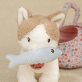 Peluche gatto Marley con trasportino Little Dutch