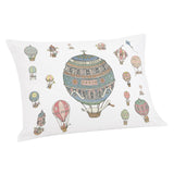 LINEN PILLOW HOT AIR BALLOONS