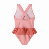 Costume Intero Incrociato con Volanti Stripes Bloom & Blush  Monnëka