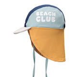 Cappello Spiaggia Bebè Stripes Blues Monnëka