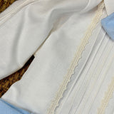 1/6423 AZZURRO VELLUTO - ABITO - PONTO POR PONTO