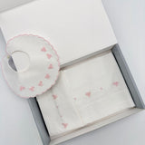 Lenzuola e Bavaglio Samuel Rosa Bimbi Chic