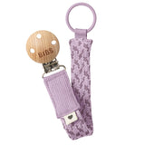 BRAID PACIFIER CLIP LILAC - PACIFIER CLIP - BIBS