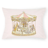 CAROUSELL PINK VELVET PILLOW