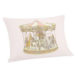 CAROUSELL PINK VELVET PILLOW