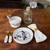 Set per il pranzo in silicone  Garden Leo Toile