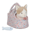 Peluche gatto Marley con trasportino Little Dutch