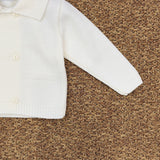 3/878 latte - CARDIGAN - PONTO POR PONTO