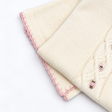 Coperta in Lana Ricamata a Mano Primodì Bebè