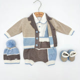Coordinato in Lana Colori Chiari