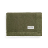 COPERTA COTONE E BAMBOO VERDE MILITARE - COPERTA - NANNAFRUFRU'