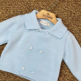 3/878 azzurro - CARDIGAN - PONTO POR PONTO