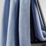 COTTON AND BAMBOO BLUE BLANKET - BLANKET - NANNAFRUFRU'