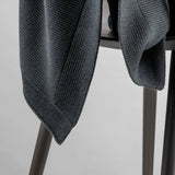 COTTON AND BAMBOO BLANKET ANTHRACITE - BLANKET - NANNAFRUFRU'