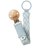 BRAID BABY BLUE PACIFIER CLIP - PACIFIER CLIP - BIBS