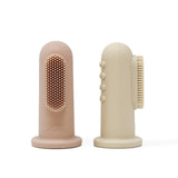 FINGER BRUSH BLUSH VANILLA - GUMS MASSAGE - MUSHIE