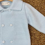 3/878 azzurro - CARDIGAN - PONTO POR PONTO