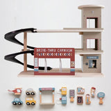 Set Railway garage con macchinine Little Dutch