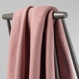 COTTON AND BAMBOO BLANKET ANTIQUE PINK - BLANKET - NANNAFRUFRU'