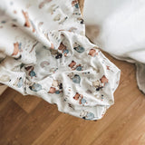 Bamboo Friends Star Muslin - MUSLIN - NANNAFRUFRU'