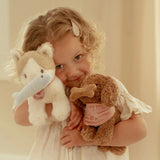 Peluche cane Jackie con trasportino Little Dutch