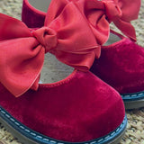 VELVET BALLERINAS