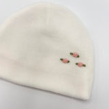Cappellino in Ciniglia Ricamato a Mano