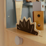 Banco da lavoro con attrezzi