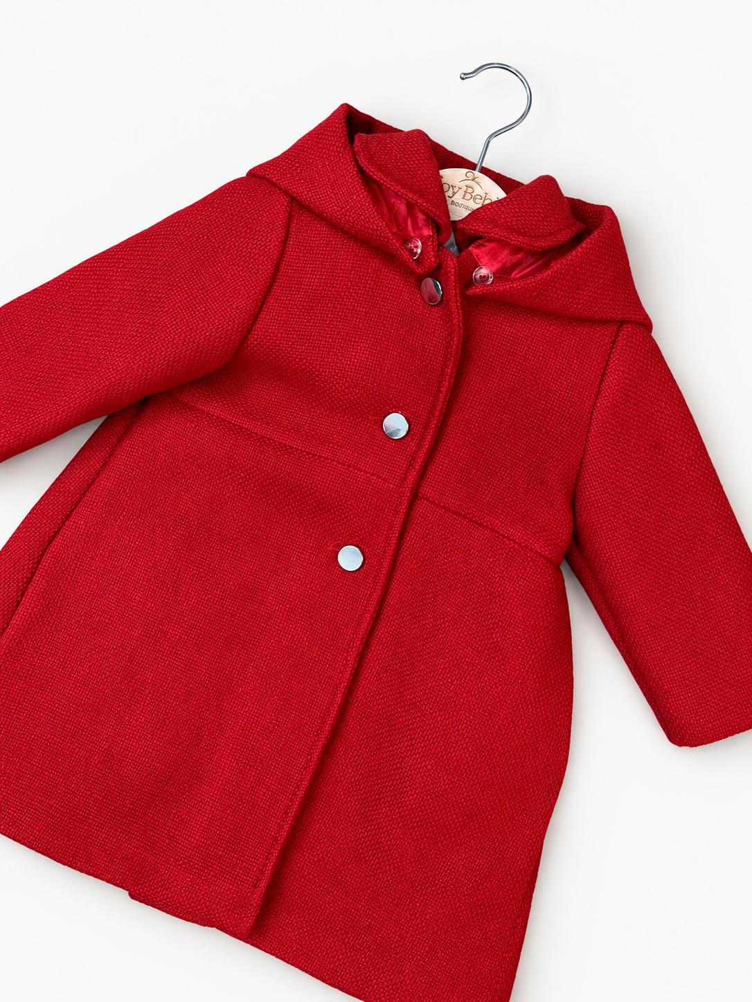 Cappotto, dettaglio 1, sfondo bianco caldo