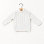 Maglione Ambaraba' su sfondo bianco caldo