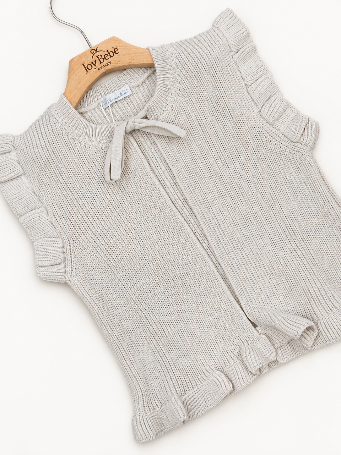 Gilet Barcellino dettaglio 1, sfondo bianco caldo