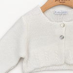 Cardigan Barcellino dettaglio 2, sfondo bianco caldo