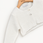 Cardigan Barcellino dettaglio 3, sfondo bianco caldo