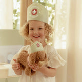 Peluche cane Jackie con trasportino Little Dutch