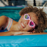 Bow Pink Lace Occhiali da nuoto Bling2o