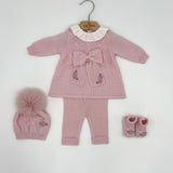 IN2419 - COMPLETO IN LANA CAPPELLO E SCARPINA - MARLU