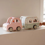 Macchina con caravan e personaggi Little Dutch